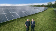 The 5MW solar farm is co-located with Dale Farm’s Dunmanbridge cheese facility. Photo: Brian Morrison